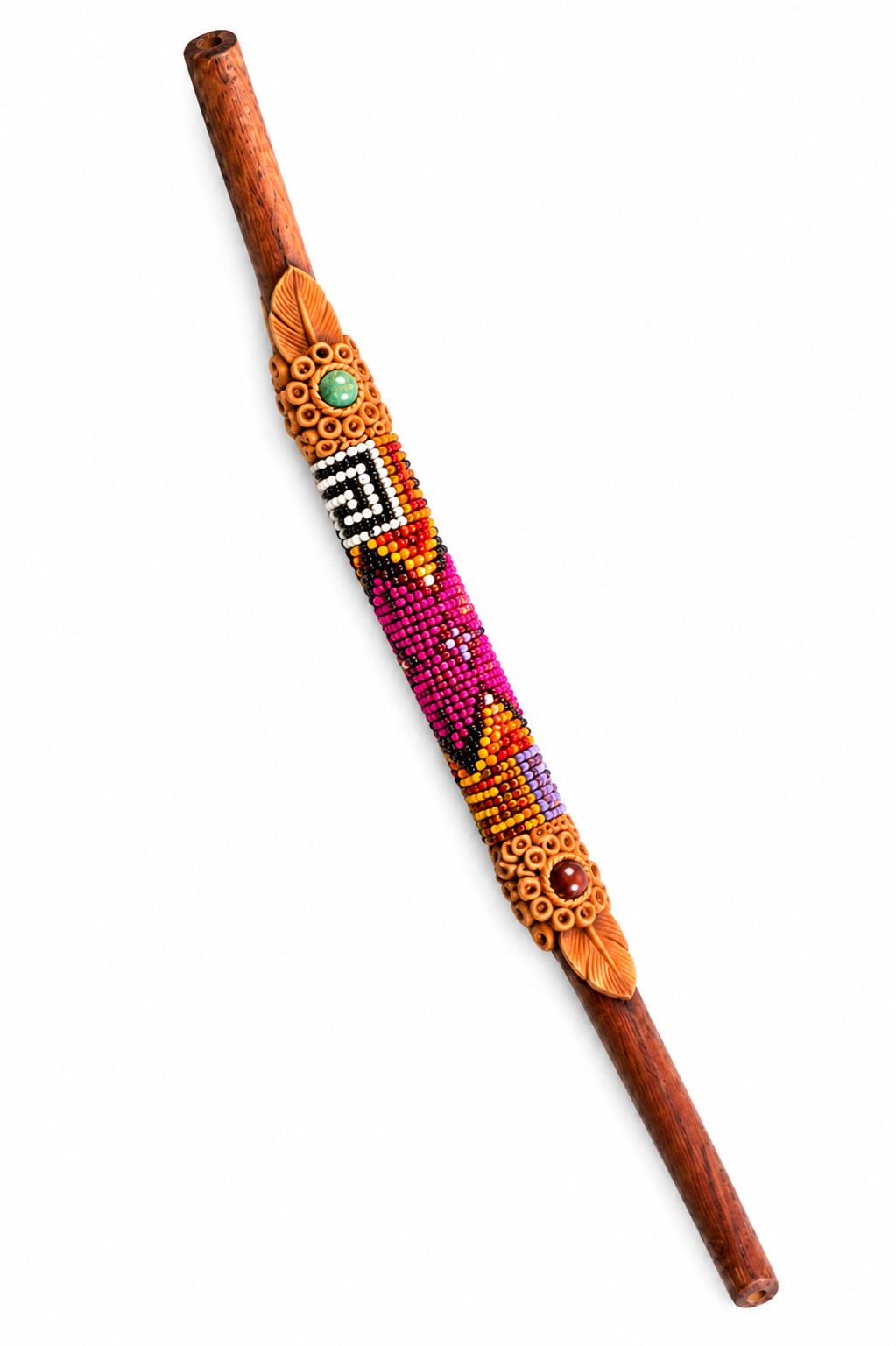 Palo Sangre Wood Special Shipibo design Tepi