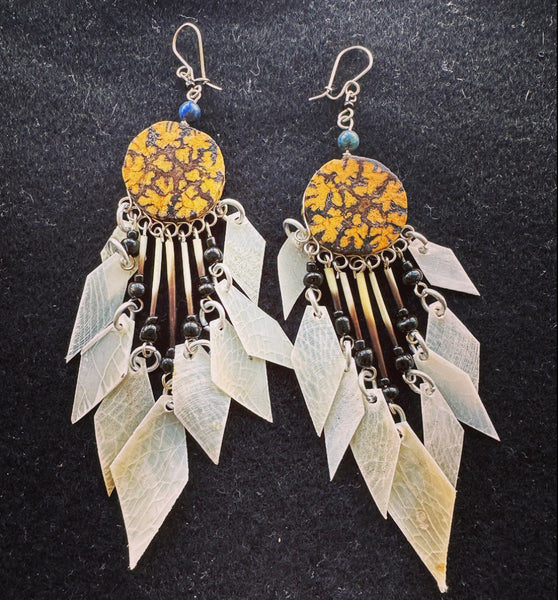 Ayahuasca Earrings Round