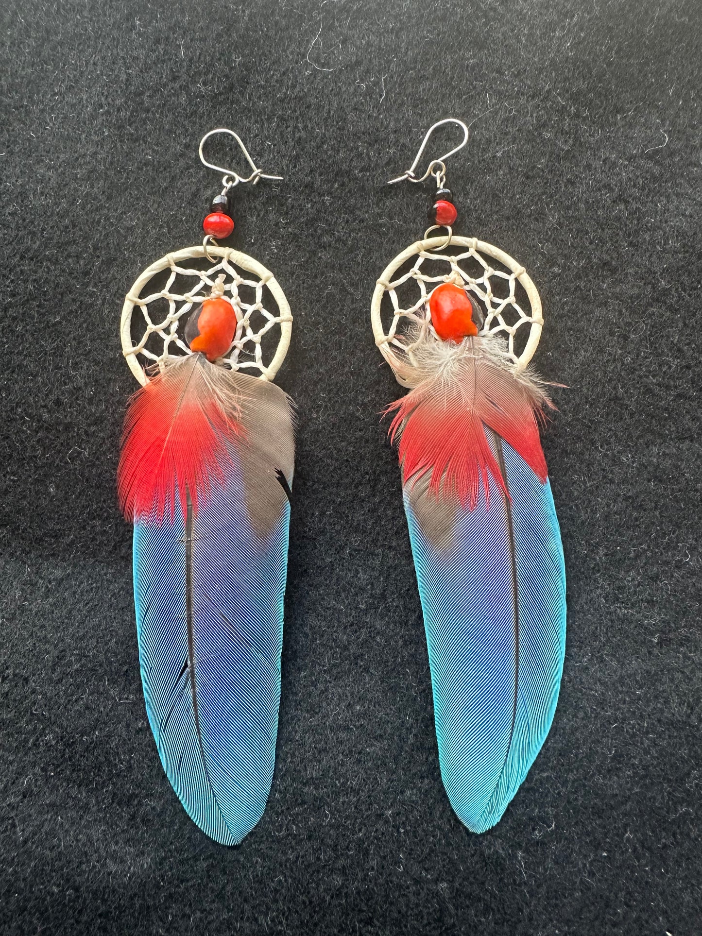 Shipibo dreamcatcher Earrings