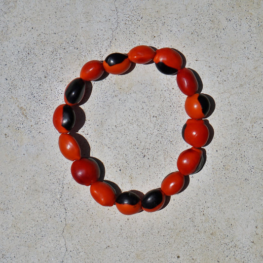 Shipiobo protection Huayruro seeds bracelet