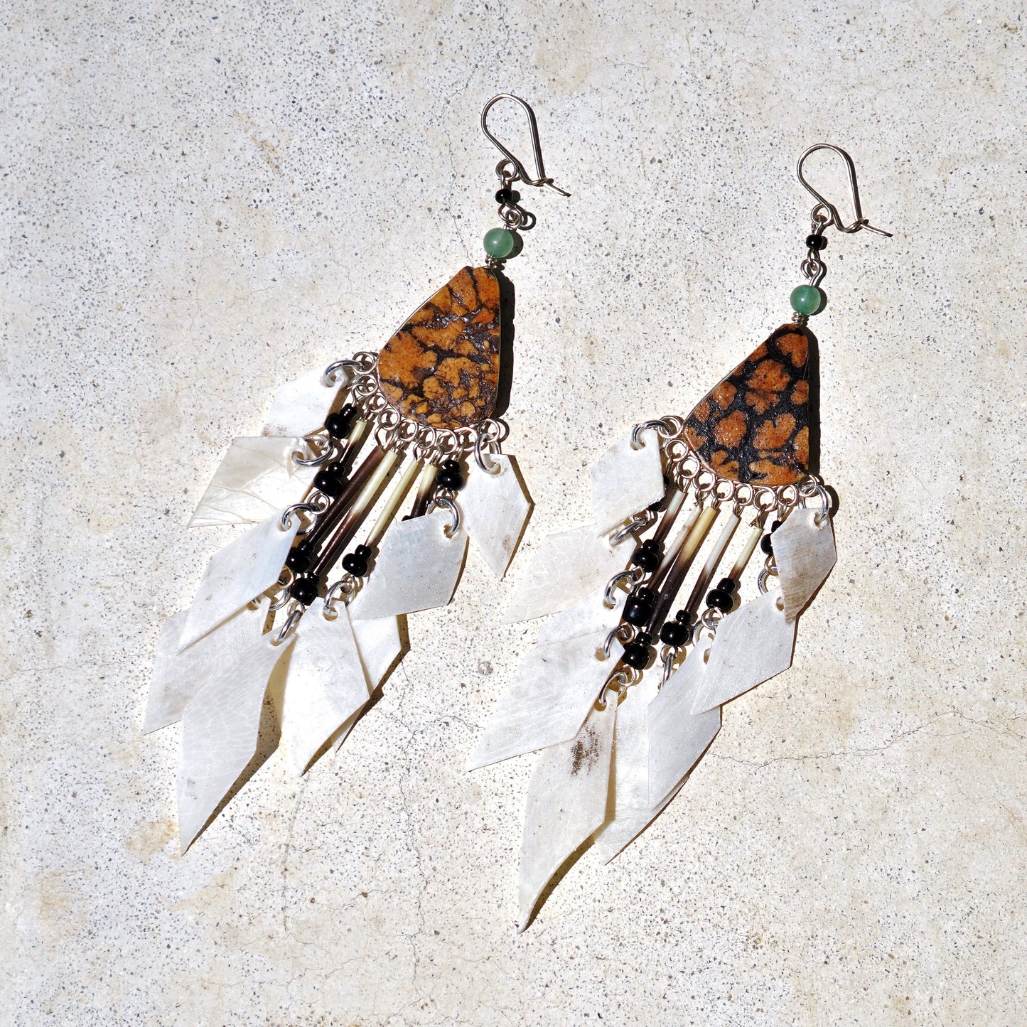 Ayahuasca Earrings  Tear drop
