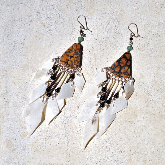 Ayahuasca Earrings  Tear drop