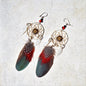 Shipibo dreamcatcher Earrings