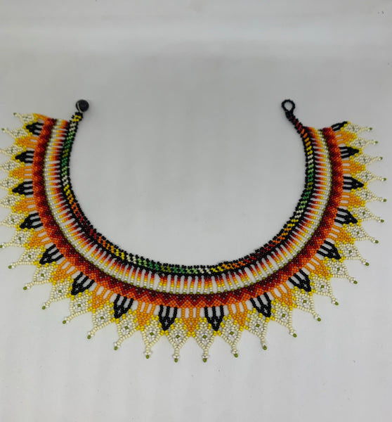 Shipibo tribal beadedMedicine woman necklace